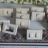 placche interruttori prese complete bticino 
