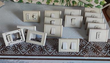 placche interruttori prese complete bticino 