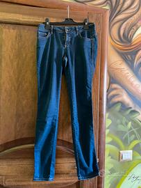 Pantalone skinny blu navy taglia M