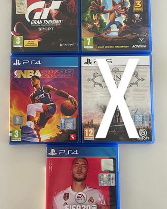 Giochi PlayStation 4/PlayStation 5 (vari prezzi)