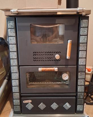 Stufa a legna con forno rizzoli 
