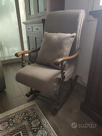 poltrona vintage dondolo