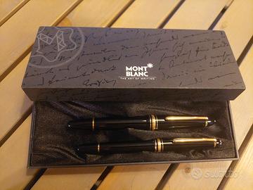 Coppia di penne stilografiche MontBlanc