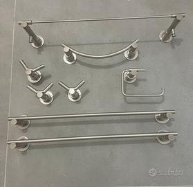 Set acciaio inox per bagno