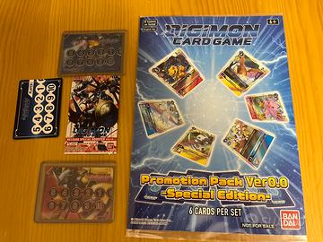 Collezione carte Digimon BT1 BT2 + Promotion pack