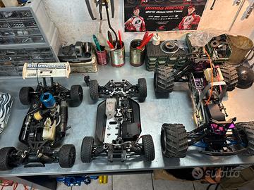 Automodelli a scoppio e accessori vari