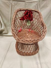 Poltroncine in vimini per bambini