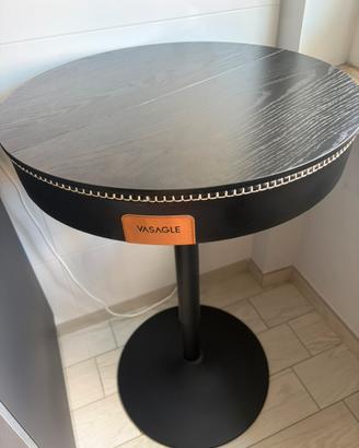 Tavolino da bar con scomparto, regolabile