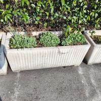 vasi fiori in cemento 102 x 40 x h40