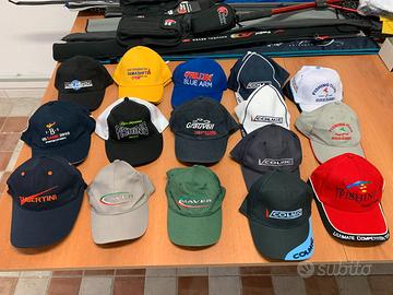 Cappellini da pesca nuovi/usati + maglia maver