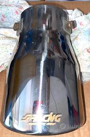 Terminale di Scarico in Acciaio Inox Ovale