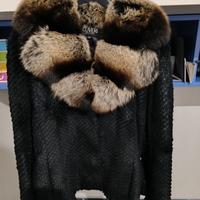 Giacca con vera pelliccia di volpe