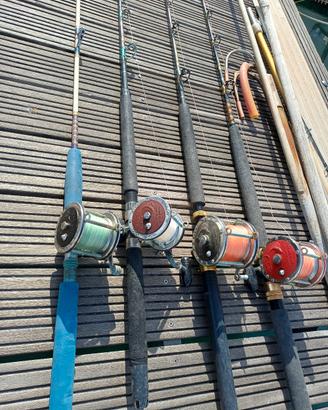 set canne da traina