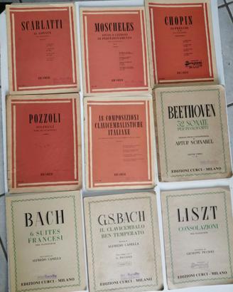 Spartiti per pianoforte musica classica