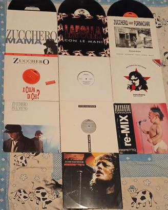 Lotto 10 x Vinile 12 Zucchero Sugar Fornaciari