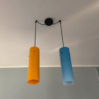 Lampadario Stilnovo anni 50 vetro di Murano