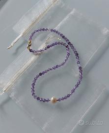 Collana Ametista Naturale 