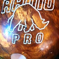 Palla bowling Brunswick Gold Rhino Pro Peso raro