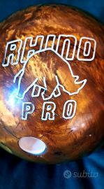 Palla bowling Brunswick Gold Rhino Pro Peso raro