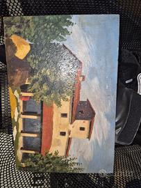 Dipinto ad olio su tavola