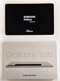 Samsung Galaxy Tab S8 X706B 5G 128GB Silver Tablet