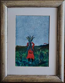 Alfonso Omiccioli '78: Ragazza con fascine. 