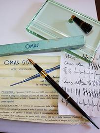 Omas 556 Stilografica Stiloforo Vintage Flex