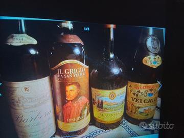 4 VINI DA COLLEZIONE ANNI 1964 1966 1980