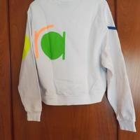 felpa Diadora bianca