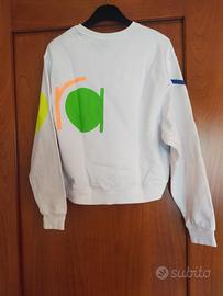 felpa Diadora bianca