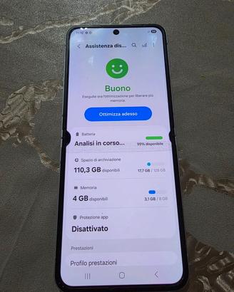 SAMSUNG GALAXY Z FLIP 7 FE 128 GB COLORE BLU MARIN