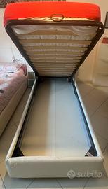 Letto singolo contenitore