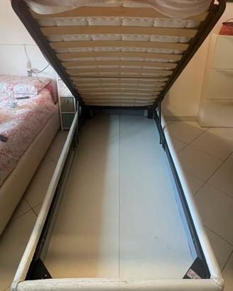 Letto singolo contenitore