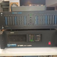 Outline LF 500 + PA 1004+ casse e mixer