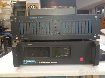 Outline LF 500 + PA 1004+ casse e mixer