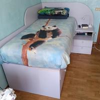 Letto cameretta rialzato 