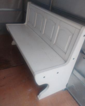 Panca in legno bianco 