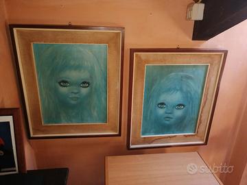 modernariato - Quadri di "Azzurrina"