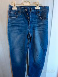 Jeans Levi's 501 crop  xs donna 