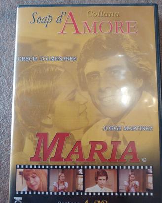 Cofanetto 4Dvd Maria telenovela Grecia Colmenares