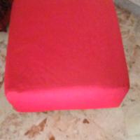 pouf rosso