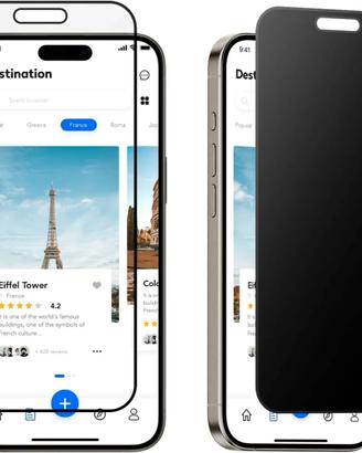 Pellicola PRIVACY OPACA rimovibile IPHONE 15 PRO