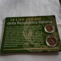 le lire dorate della repubblica italiana 