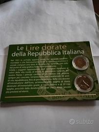 le lire dorate della repubblica italiana 