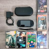 PSP con giochi 
