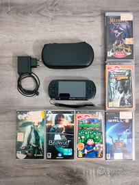 PSP con giochi 