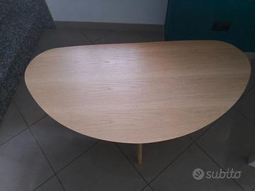 tavolino stile scandinavo rovere