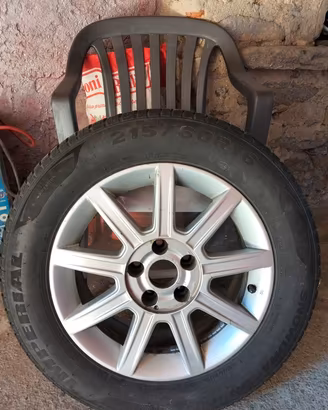 4 cerchi in lega più gomme invernali 