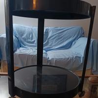 tavolo carrello bar in plastica 1970