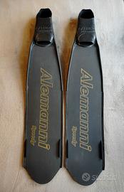 Pinne Alemanni Speedy usate in fibra di vetro